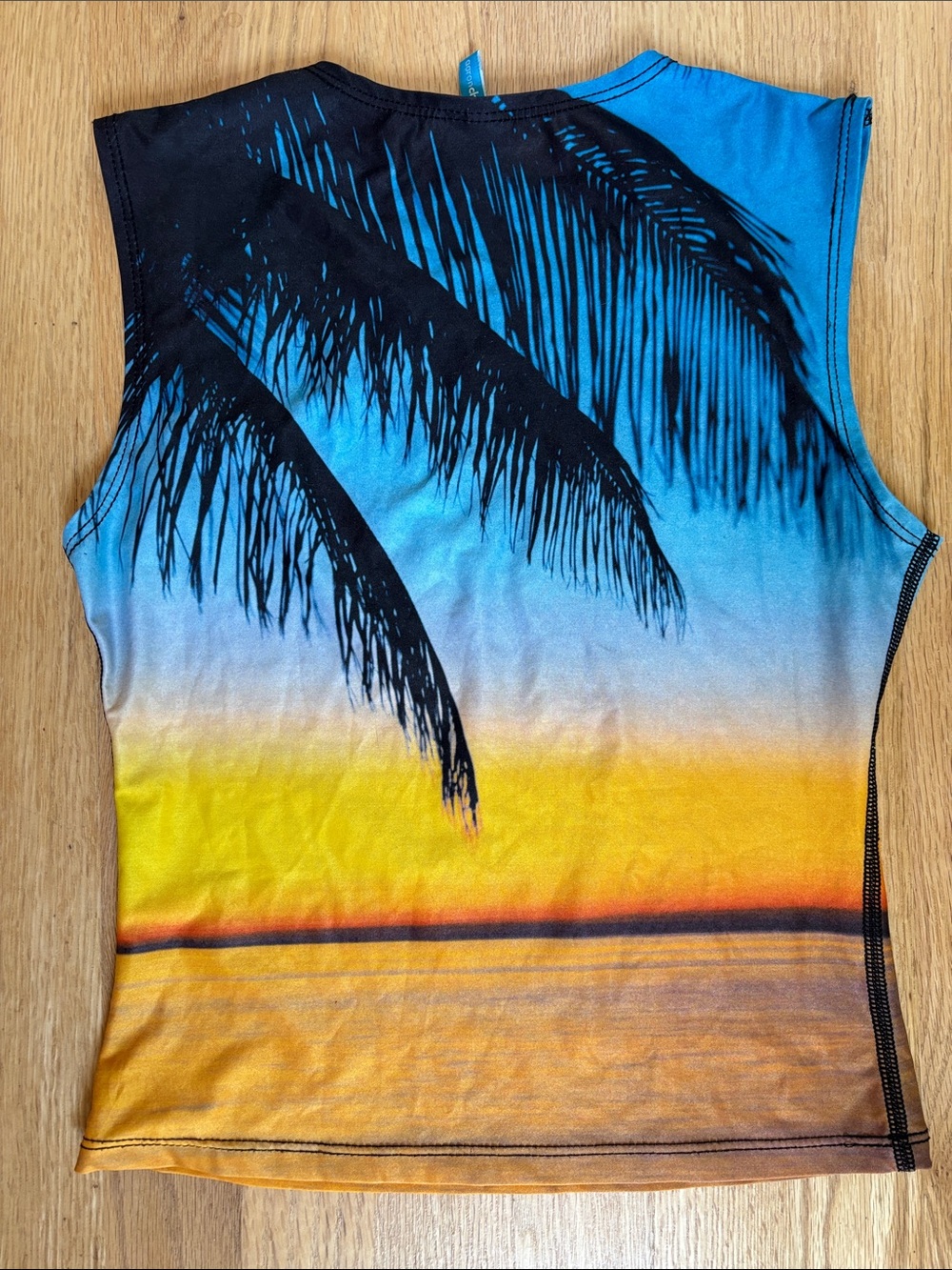 Aaron Chang Vintage Sunset Rash Guard Tank S - Picture 3 of 9